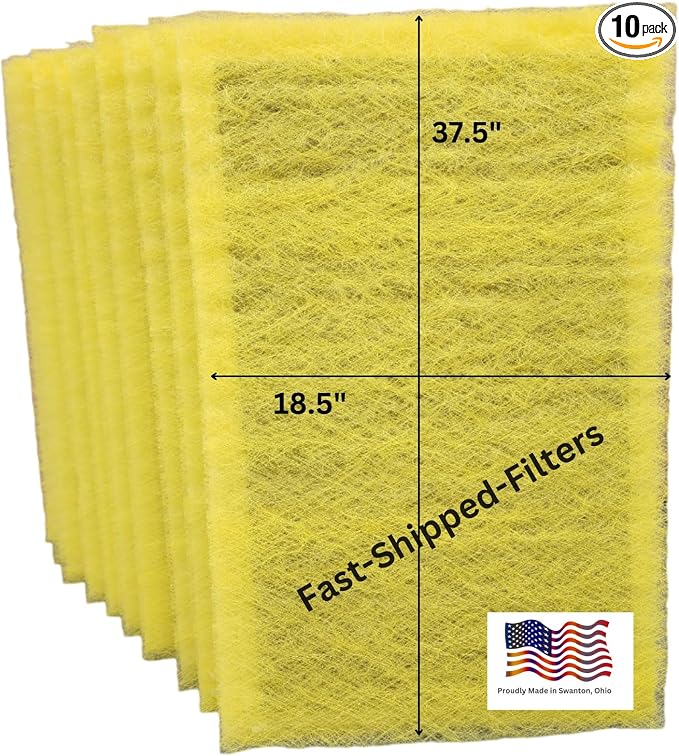 Fast-Shipped-Filters 10 Pack 20x40 Replacement Filter Pads Compatible by Unknown