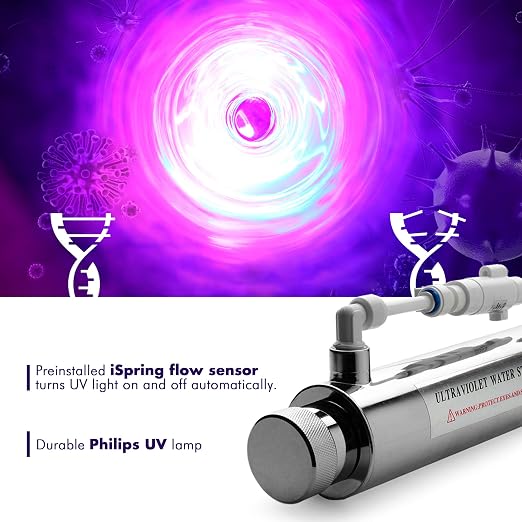iSpring RCC7AK-UV, NSF Certified, 7-Stage Under Sink Reverse Osmosis Water - Image 5
