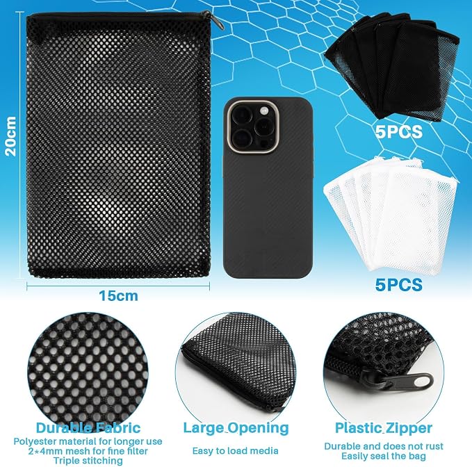 MAQIHAN 10pcs Aquarium Filter Media Bags - Image 4
