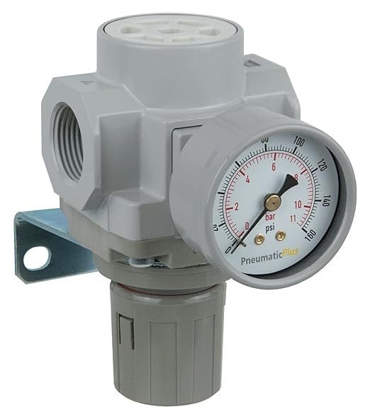 PneumaticPlus SAR400-N06BG Compressed Air Pressure Regulator 3/4" NPT by PneumaticPlus