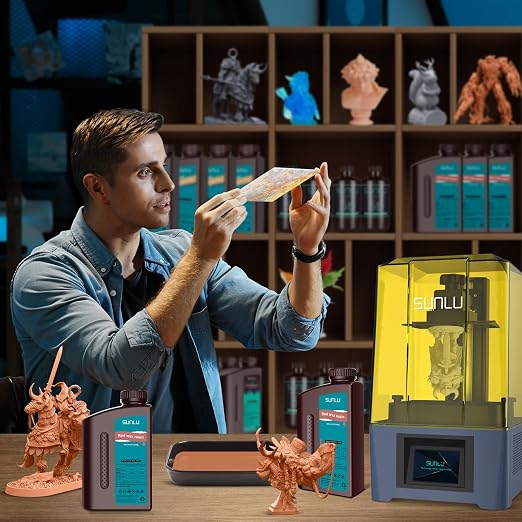 SUNLU 10K Red Wax 3D Printer Resin, High Precision 405nm UV-Curing Resin - Image 9