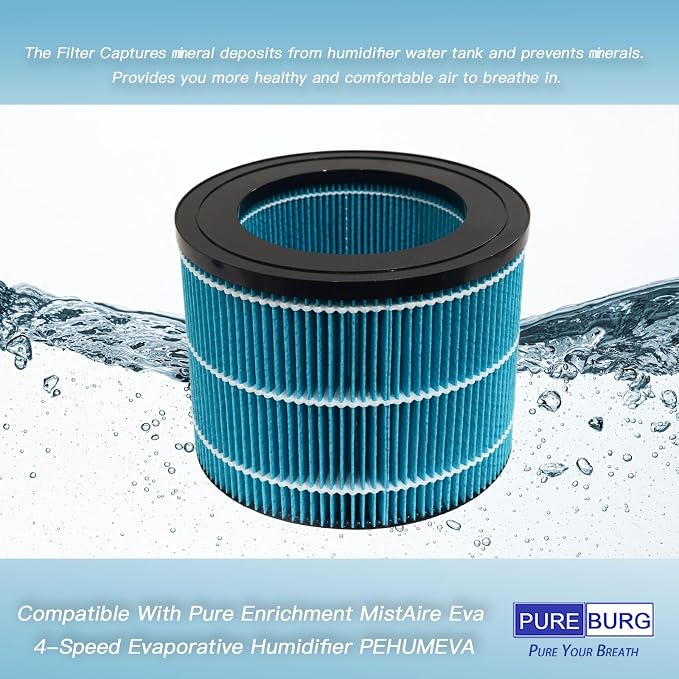 PUREBURG PEHUMEVA Replacement Humidifier Filter Compatible - Image 6