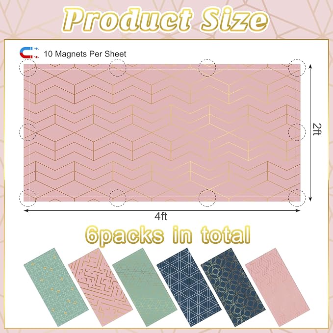6Pcs Fluorescent Light Covers for Classroom Ceiling Lights, 4 x 2 Feet - Image 2