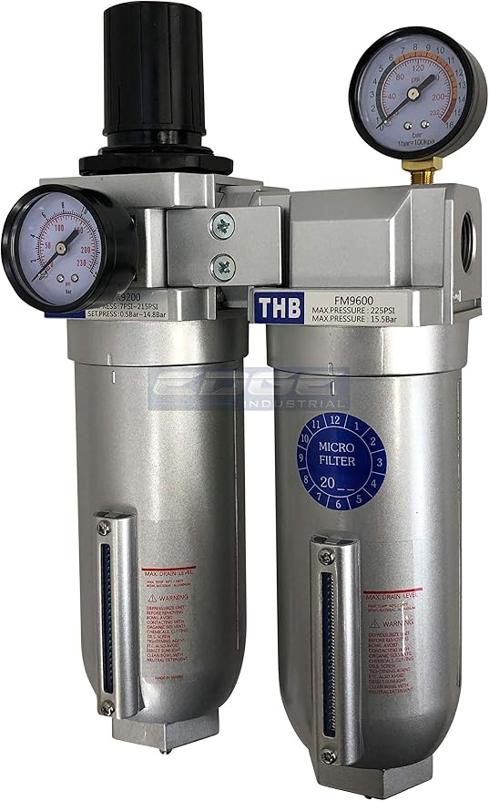 SUPER HEAVY DUTY HIGH FLOW AIR FILTRATION SYSTEM, 2 STAGE PARTICULATE FILTER by Unknown