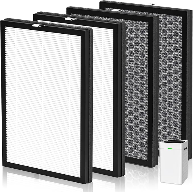 4 Pack K1 Air Purifier Replacement Filter Fit by Unknown