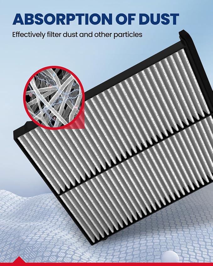 KAX HEPA Cabin Air Filter with Activated Carbon, CF11811 Replacement - Image 5