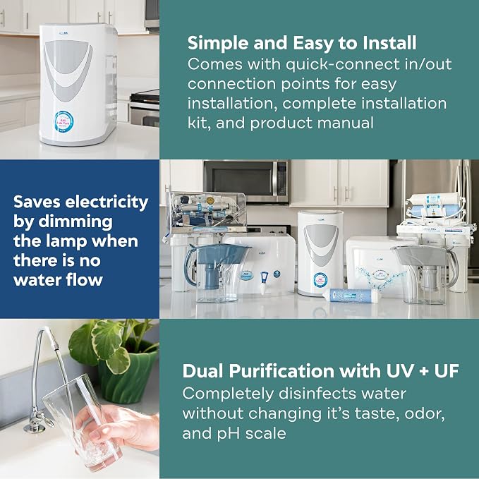 AMI Sola Pure, Under-The-Counter UV Water Purifier, Water Filter - Image 4