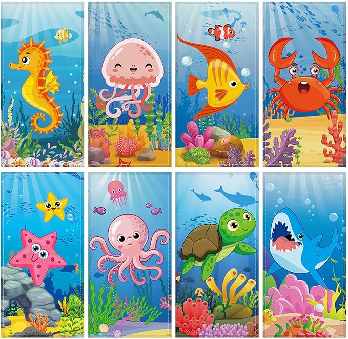 8 Pcs Fluorescent Light Covers by Wiooffen