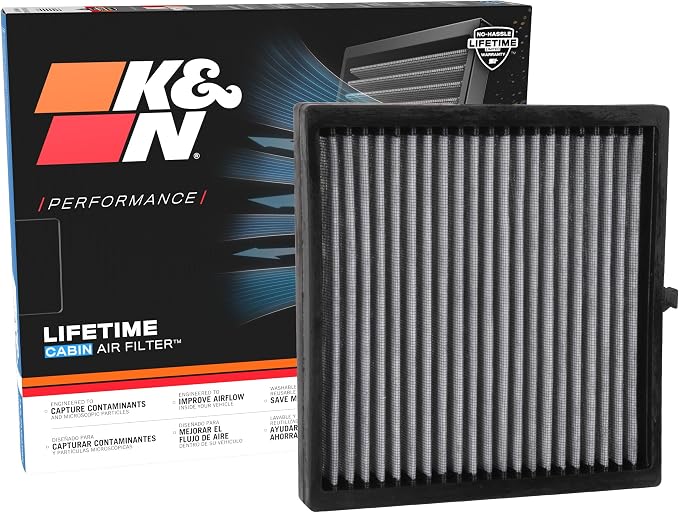 K&N LIFETIME Cabin Air Filter: Premium, Clean Air by KNEngineeringInc