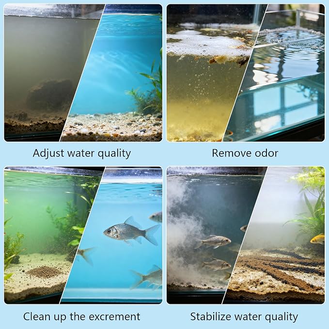 3-in-1 Low Maintenance Aquarium Filter Bio Media: Volcanic Rock, Natural Gravel - Image 4