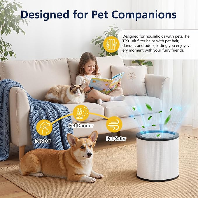Upgraded TP01 Filter Replacement HEPA Air Filter Compatible - Image 7
