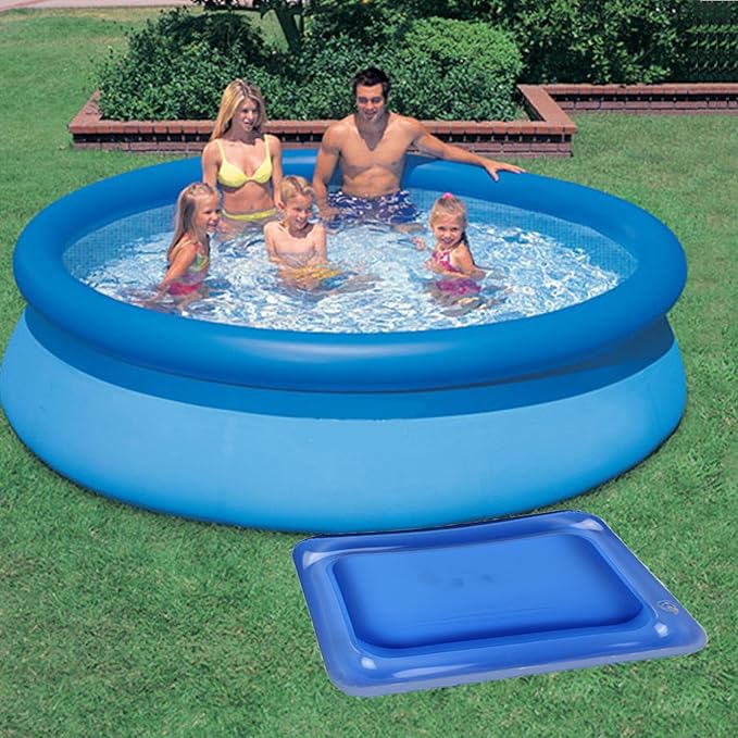 Inflatable Pool Foot Bath Basin, Portable Foot Bath Basin, Foot Soaking Bath Basin for Pool Entry Ladder, Swimming Pool Clean Feet Pedicure Supplies (Square)
