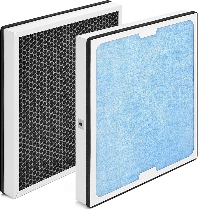 550 HEPA & Activated Carbon Filter Replacement Set Compatible by HSiaMen