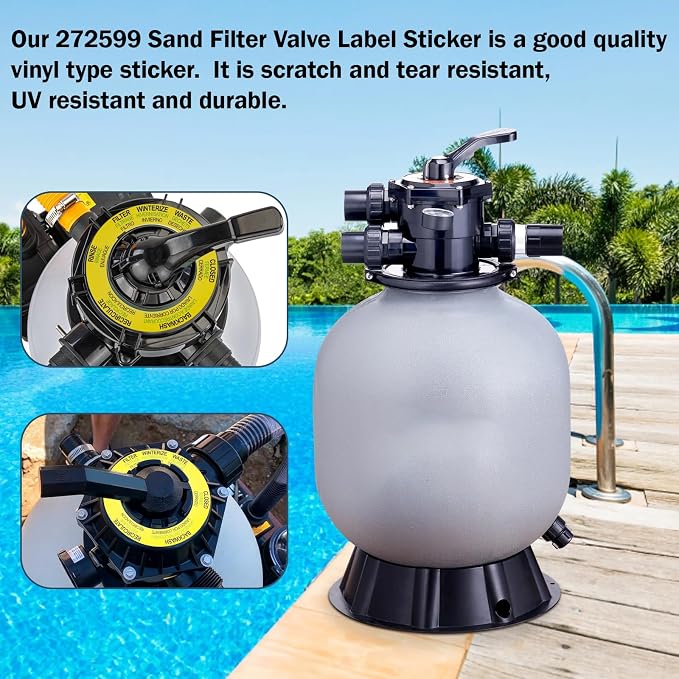 272599 Pool Sand Filter Valve Label Compatible - Image 6