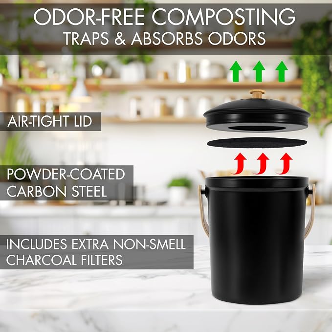 Beautiful Kitchen Compost Bin - Image 6