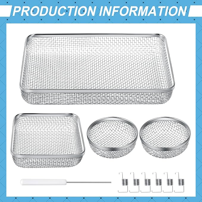 TOODOO 4 Pack RV Furnace Vent Cover, RV Flying Insect Screen - Image 2