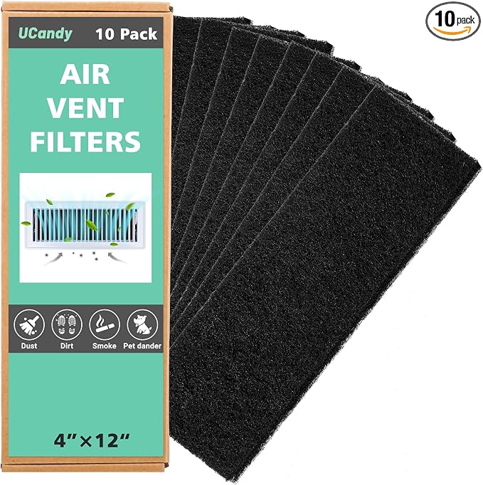 4"x12" Activated Carbon Air Vent Filters by Ucandy
