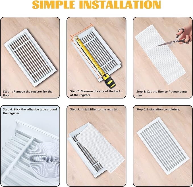 GCGOODS 15 Pcs 4" x 12" Air Filters - Image 5