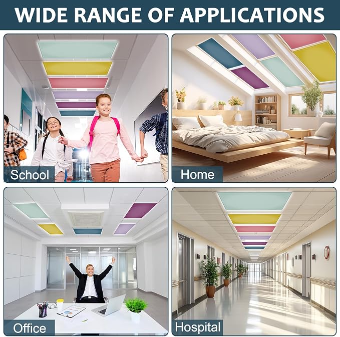 8PCS Fluorescent Light Covers, 4x2 Feet Magnetic Light Cover Fluorescent Lights - Image 6