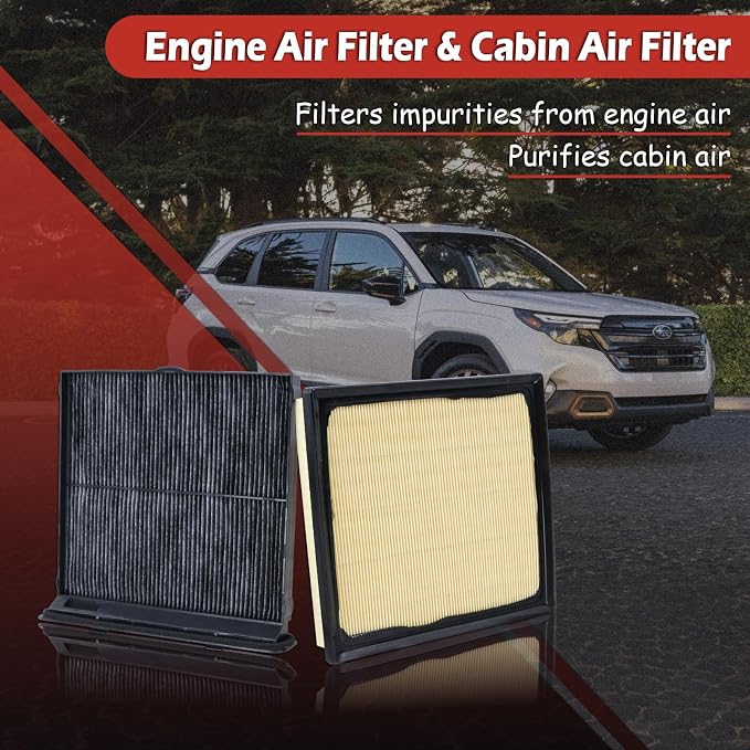 16546-AA16A Engine Air Filter and CF12775 Cabin Air Filter kit Compatible - Image 2