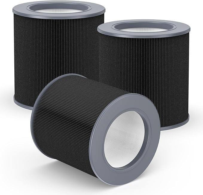 3-pack Air Mini/Mini+ PECO-HEPA Replacement filter, Compatible by fungenetec