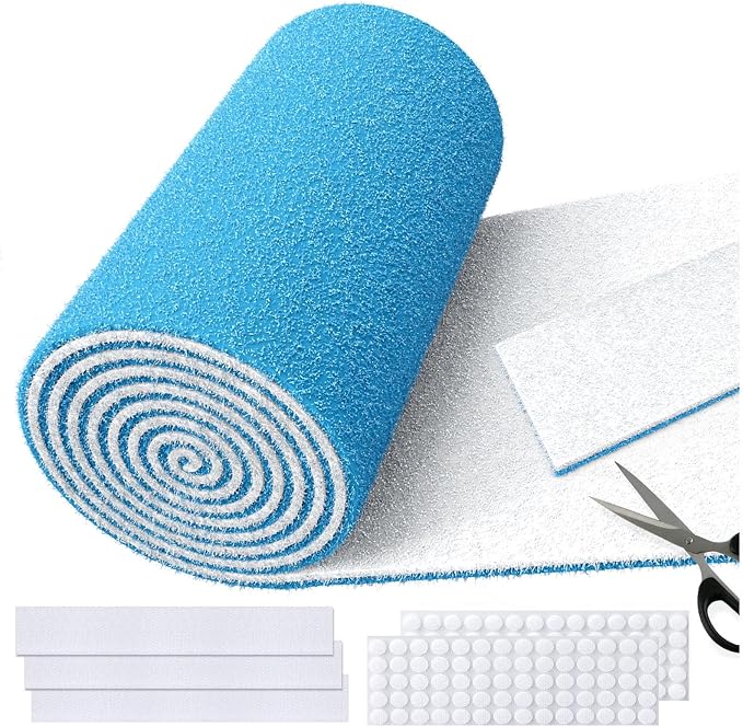 Air Vent Filters Roll, MERV 8 Triple Filtration Electrostatic Vent Filter by Demiwise