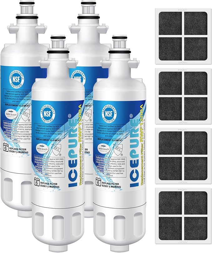 ICEPURE ADQ36006101 Refrigerator Water Filter Replacement by ICEPURE