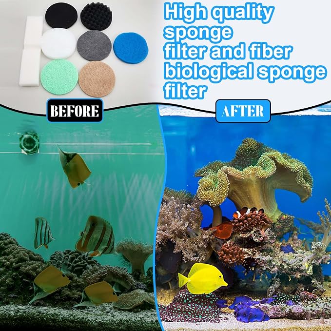 31 Pcs Compatible with Fluval Fx4/Fx5/Fx6 Replacement Filter Media, 3 Foam Block - Image 3