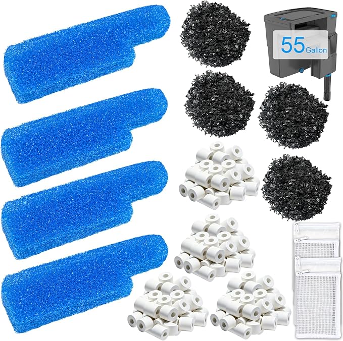 4 Set Aquarium Media Maintenance Kit, Replacement by Aolleteau