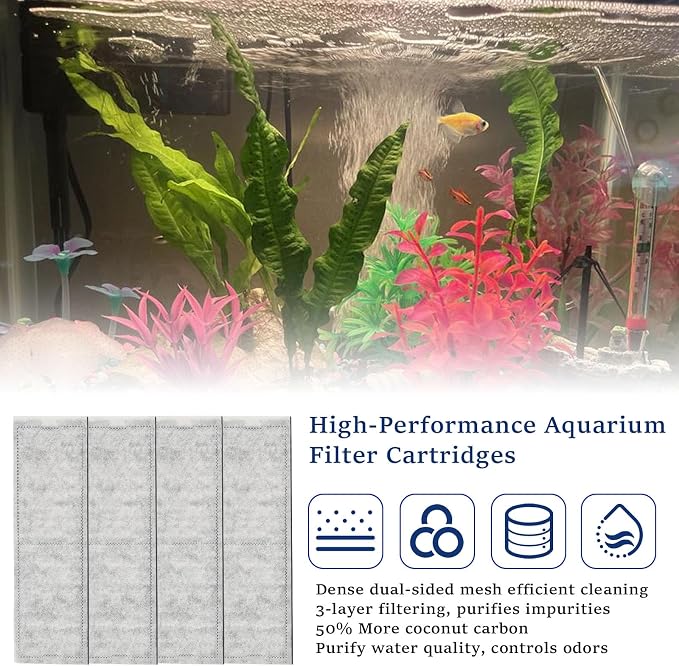 4 Pack Replacement Carbon D Filter Cartridges - Image 4