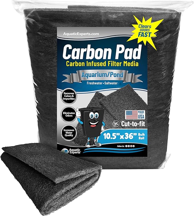 Aquarium Carbon Pad by AquaticExperts