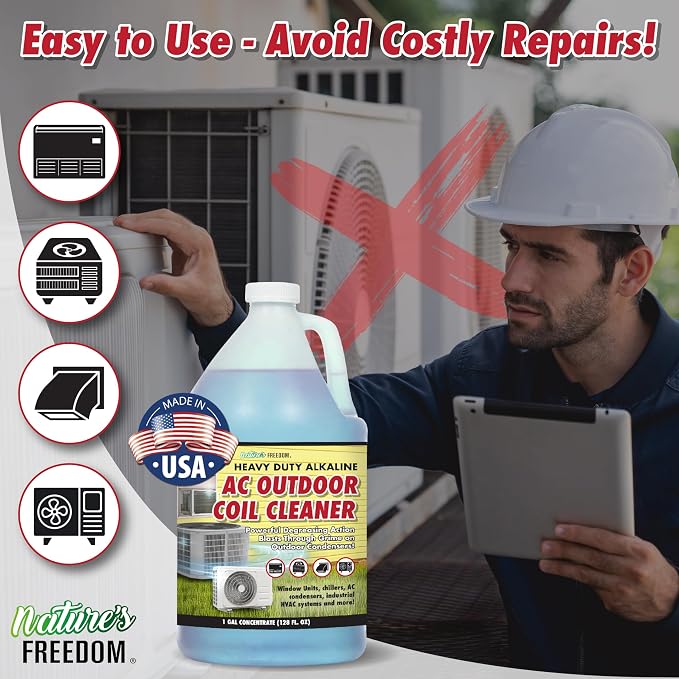Nature's Freedom HVAC Coil Cleaner – Heavy Duty Alkaline Formula - Image 7