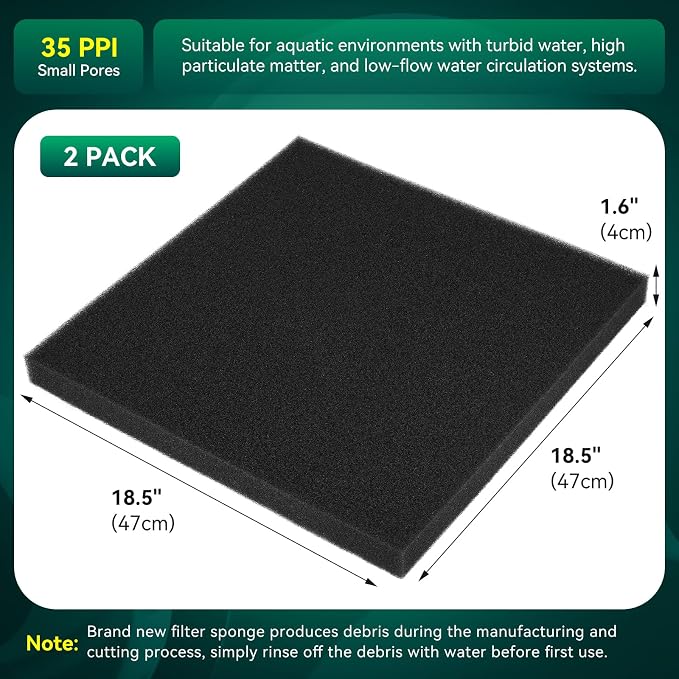 Borlech Aquarium Bio Filter Sponge Pad - Image 9