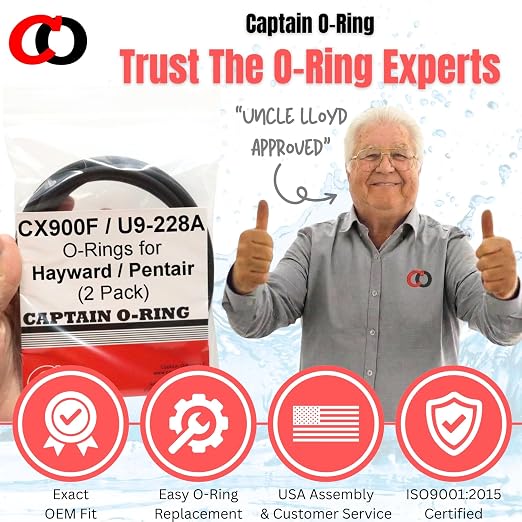 Captain O-Ring – Replacement CX900F / U9-228A / O-240 O-Rings - Image 6