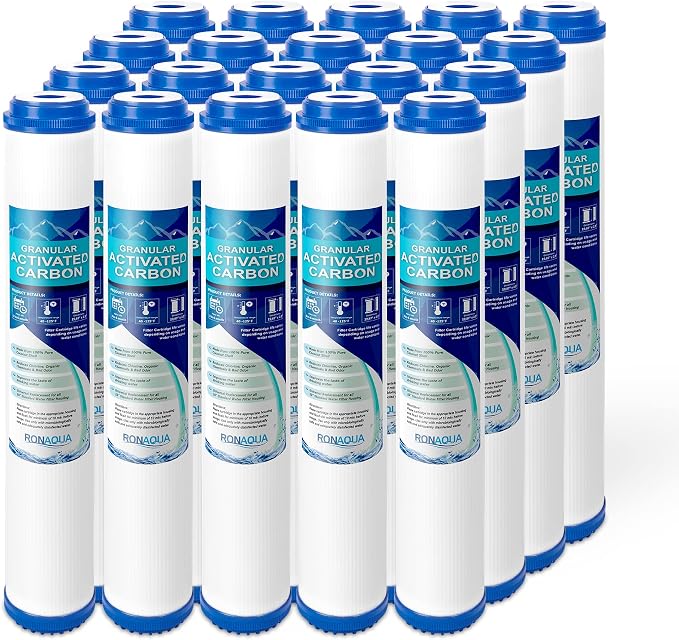 Standard Whole House Coconut Shell Granular Activated Carbon Water Filter 20” x by Ronaqua