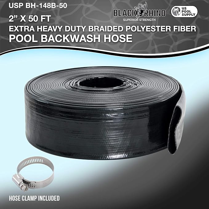 U.S. Pool Supply Pool Backwash Hose 2 Inch Diameter x 50 Feet - Image 2