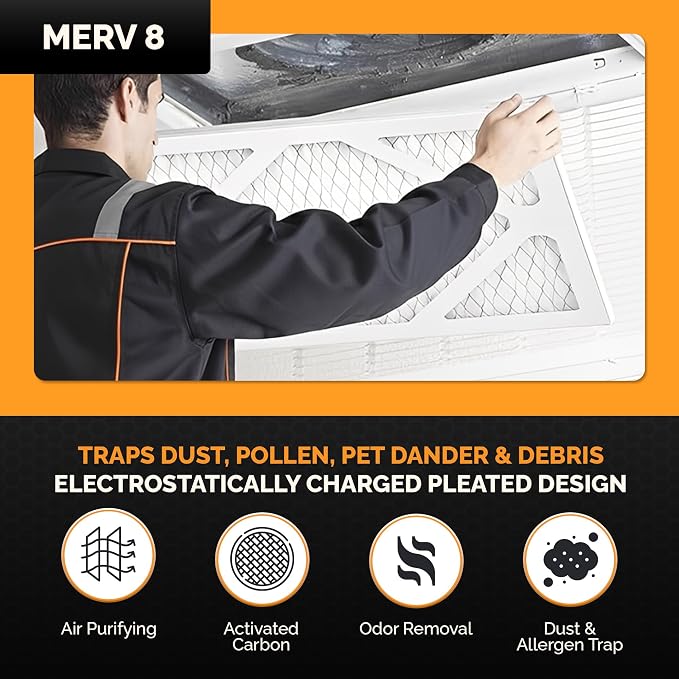 Tiger Tough 24x24x1 Air Filter MERV 8 MPR 600-800, High-Performance Pleated - Image 5