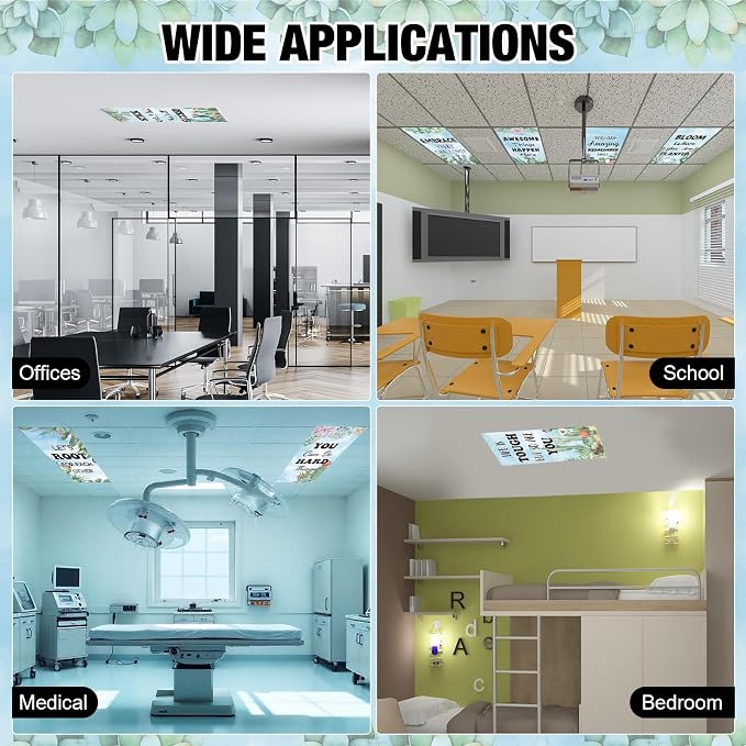 Capoda 12 Pcs Fluorescent Light Covers - Image 6