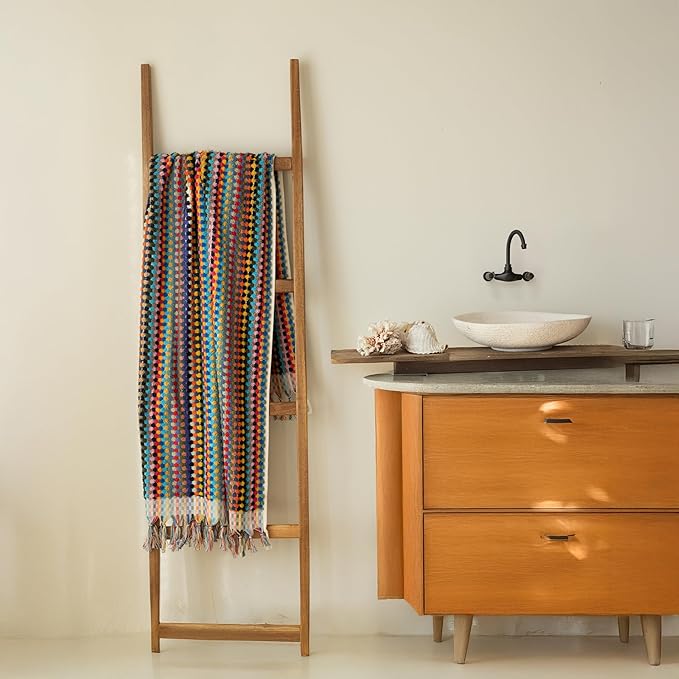 Pom Pom Turkish Bath and Beach Towels - Thick, Soft, Luxurious 100% Turkish Organic Cotton Bubble Weave Towels (Mixed Colors, 35 x 67 Bath Size)
