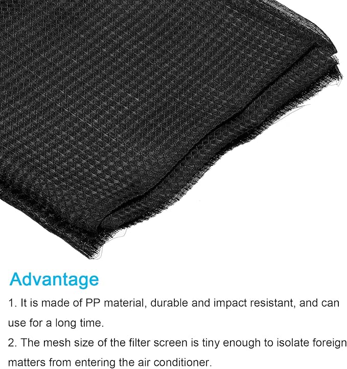 PATIKIL 47" x 39" Air Conditioner Air Filter Material, Plastic Dustproof - Image 4