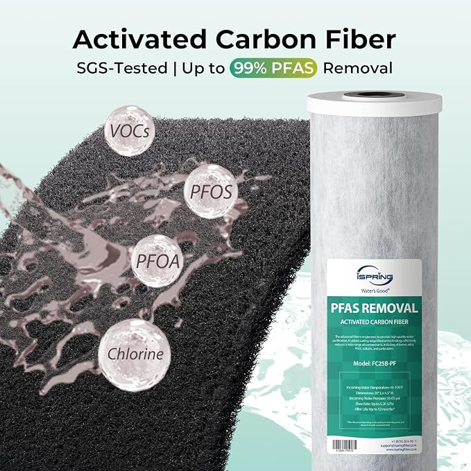 iSpring F2WGB22BPFKS Whole House Water Filter Replacement Set, SGS-Tested to - Image 2