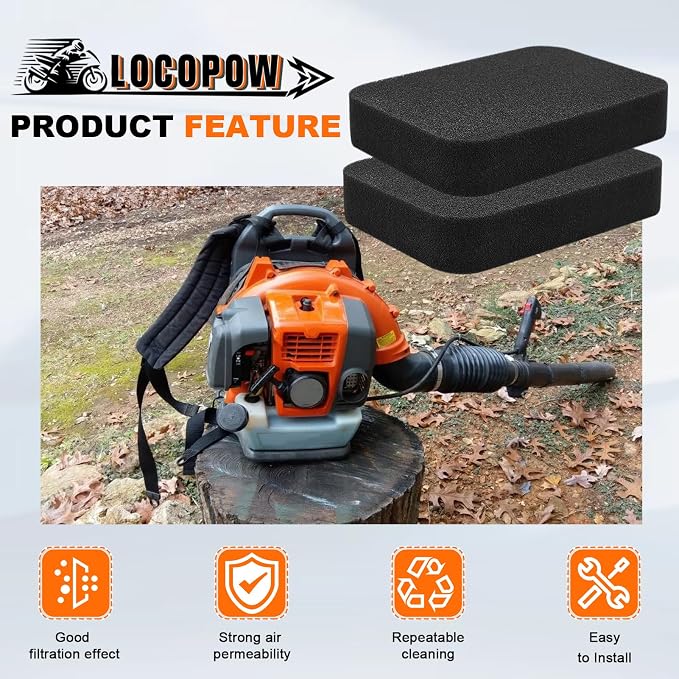 LOCOPOW 502844401 Air Filter for Husqvarna 150BT 350BT 350BF 560BTS 560BFS - Image 6
