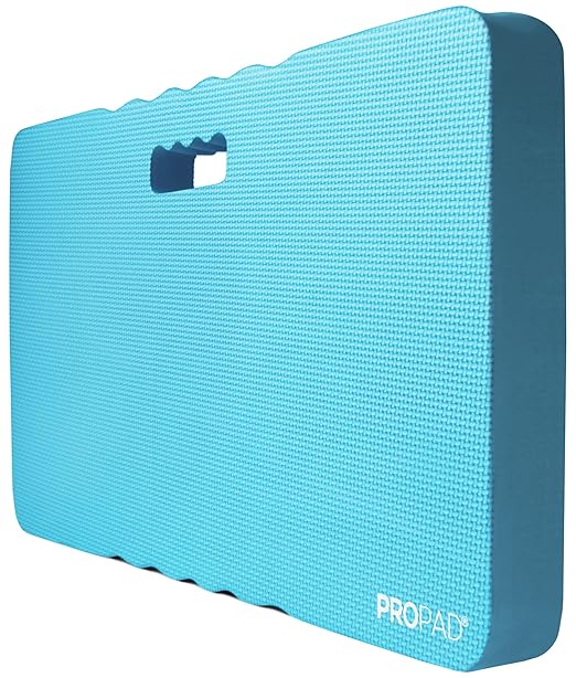 Thick Kneeling Pad, Garden Kneeler for Gardening, Bath Kneeler for Baby Bath, Kneeling Mat for Exercise & Yoga, Knee Pad for Work, Floor Foam Pad, 2X Large (XXL) 24 x 14 x 1.5 Inches, Light-Blue