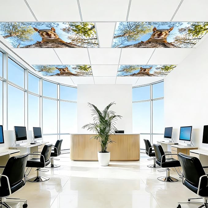 4 Pack 2x4 FT Magnetic Fluorescent Light Covers, Ceiling Light Filters - Image 6