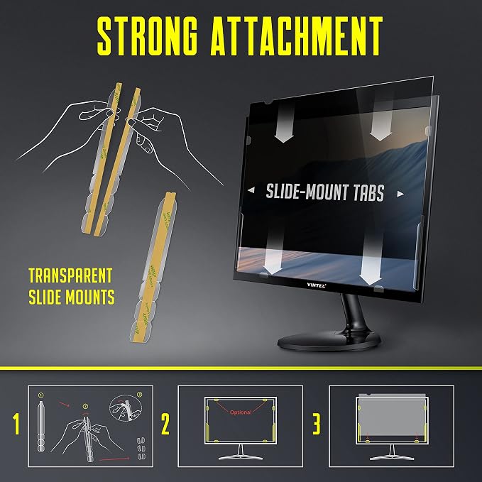 Privacy Screen Adhesive Tabs and Strips - Image 4