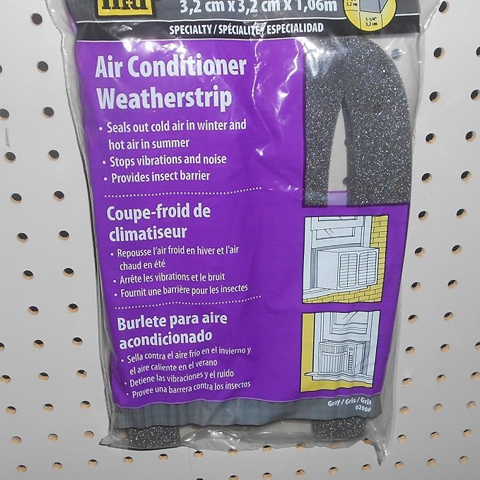 M-D Building Products 02006 1-1/4 in. X 42 in. Gray Air Conditioner Weatherseal - Image 6
