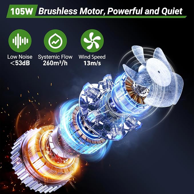 YC100 Solder Fume Extractor, Powerful 105W & Suction 260m³/h, Low-Noise Below - Image 3