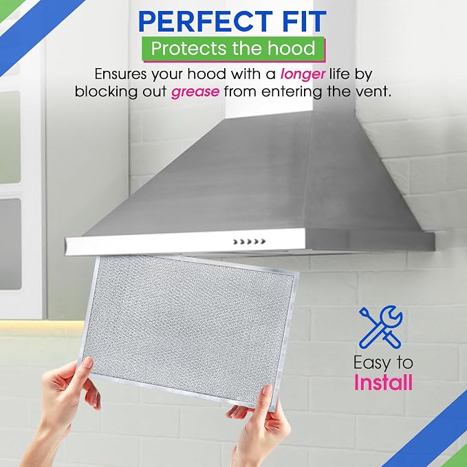 Bagean Stove Hood Vent Filter 11.8" x 17.35" BPS1FA36 Compatible - Image 5