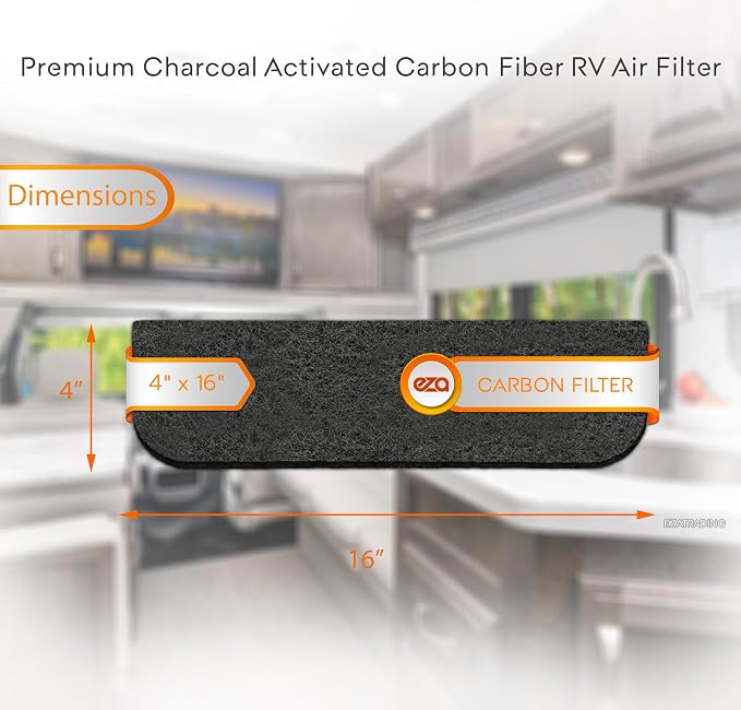 RV Premium Charcoal Activated Carbon Fiber Air Conditioner Filter - Image 4