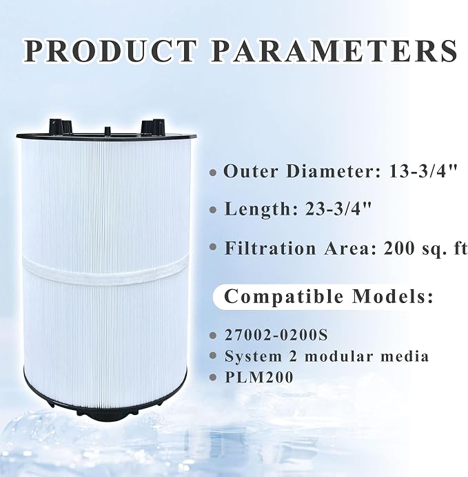 Pool Filter Compatible with 27002-0200S, System 2 Modular Media, 200 sq.ft Pool - Image 2